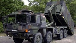 Xe vận tải đặc chủng Wechsellaladesystem của Đức cung cấp cho quân đội Ukraine.