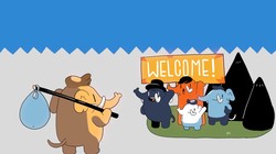 Logo chào đón gia nhập Mastodon. Ảnh The Verge