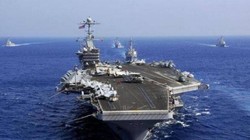 Cụm tấn công tàu sân bay USS John C. Stennis, Hải quân Mỹ. Ảnh; Cankao