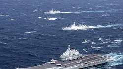 Biên đội tàu sân bay Liêu Ninh, Hải quân Trung Quốc. Ảnh: Sina