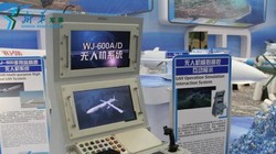 Trung Quốc tiến hành giới thiệu về máy bay không người lái WJ-600A/D. Ảnh: Cankao