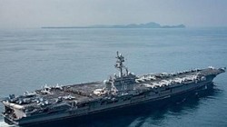 Tàu sân bay động cơ hạt nhân USS Carl Vinson, Hạm đội 3, Hải quân Mỹ. Ảnh: Sina