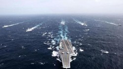 Biên đội tàu sân bay Liêu Ninh, Hải quân Trung Quốc. Ảnh: Cankao