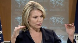 Người phát ngôn Bộ Ngoại giao Mỹ Heather Nauert. Ảnh: The Times of Israel