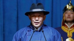Khaltmaa Battulga, Tân Tổng thống Mông Cổ. Ảnh: Chinanews