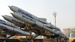 Tên lửa hành trình siêu âm BrahMos do Ấn Độ và Nga hợp tác sản xuất. Ảnh: Huanqiu.