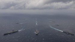 Mỹ, Nhật Bản tham gia cuộc tập trận Malabar-2017 với Ấn Độ. Ảnh: The Diplomat.