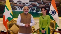Thủ tướng Ấn Độ Narendra Modi thăm Myanmar. Ảnh: Eastday.