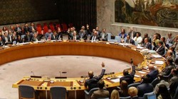 Ngày 11/9/2017, Hội đồng bảo an Liên hợp quốc ra nghị quyết mới tăng cường trừng phạt Triều Tiên. Ảnh: Shanghai Observer.