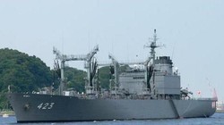 Tàu tiếp tế Tokiwa của Lực lượng Phòng vệ Biển Nhật Bản. Ảnh: Cankao.