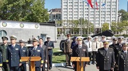 Hải quân Nga tổ chức tiếp đón biên đội tàu chiến Hải quân Trung Quốc đến Vladivostok, Nga để tham gia cuộc tập trận chung Joint Sea - 2017 giai đoạn hai. Ảnh: China.com.cn.