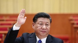 Tổng bí thư Tập Cận Bình tại Đại hội XIX của Đảng Cộng sản Trung Quốc. Ảnh: Sina.