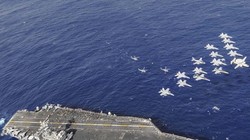 Tàu sân bay động cơ hạt nhân USS Nimitz, Hải quân Mỹ. Ảnh: Scout.