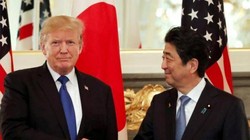 Tổng thống Mỹ Donald Trump và Thủ tướng  Nhật Bản Shinzo Abe. Ảnh: The Independent.
