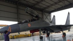 Tên lửa hành trình BrahMos-A được lắp trên máy bay chiến đấu Su-30MKI. Ảnh: Guancha.