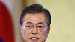 Tổng thống Hàn Quốc Moon Jae-in. Ảnh: The National.