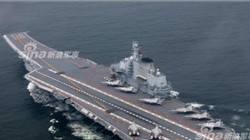 Biên đội tàu sân bay Liêu Ninh, hải quân Trung Quốc. Ảnh: Sina.