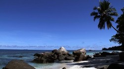 Bãi biển Beau Vallon của Seychelles. Ảnh: Cankao.