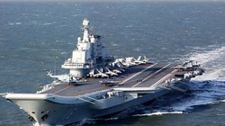 Tàu sân bay Liêu Ninh, hải quân Trung Quốc. Ảnh: Sina.