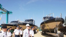 Mỹ cung cấp cho Việt Nam 6 xuồng tuần tra Metal Shark 45 Defiant đợt đầu tiên. Ảnh: Huanqiu.