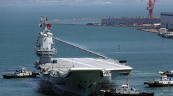 Tàu sân bay tự chế đầu tiên Type 001A Trung Quốc vừa chạy thử lần đầu tiên trên biển từ ngày 13 - 18/5/2018. Ảnh: Takungpao