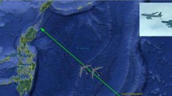 Máy bay ném bom B-52H tiếp tục tiến hành huấn luyện trên Biển Đông. Ảnh: Sina.