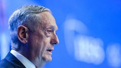 Tại Đối thoại Shangri-La 2018, Bộ trưởng Quốc phòng Mỹ James Mattis phê phán Trung Quốc quân sự hóa Biển Đông. Ảnh: Stars and Stripes.