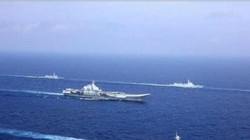 Biên đội tàu sân bay Liêu Ninh, hải quân Trung Quốc. Ảnh: Sina.