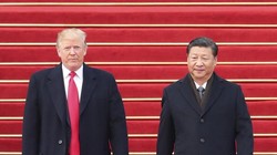 Tổng thống Mỹ Donald Trump và Chủ tịch Trung Quốc Tập Cận Bình. Ảnh: Dwnews.
