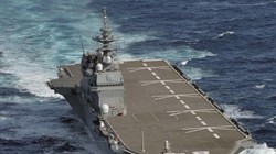 Tàu sân bay trực thăng Kaga lớp Izumo của Lực lượng phòng vệ biển Nhật Bản. Ảnh: Janes.