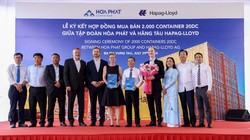 Hòa Phát cung cấp container “Made in Vietnam” cho Hãng tàu Hapag-Lloyd