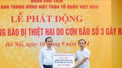 Eximbank chung tay cùng ngành ngân hàng ủng hộ đồng bào bị thiệt hại do bão số 3 