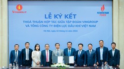 Tập đoàn Vingroup và Tổng Công ty Điện lực Dầu khí VN hợp tác phát triển hạ tầng năng lượng xanh