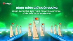Mastercard vinh danh VPBank với 9 giải thưởng danh giá