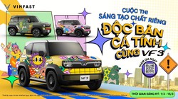 Vinfast tổ chức cuộc thi ''Sáng tạo chất riêng, độc bản cá tính'' cho VF3