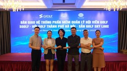 Hội Golf TP Hà Nội tiên phong cùng sân golf Sky Lake và Sgolf trong chuyển đổi số quản lý