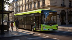 Vinfast giới thiệu xe buýt điện tại Châu Âu, lần đầu ra mắt thị trường quốc tế