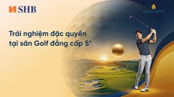 Trải nghiệm đặc quyền golf dành riêng cho khách hàng cao cấp SHB