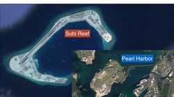 Đá Subi ở quần đảo Trường Sa đã bị Trung Quốc bồi lấp, xây dựng trái phép thành đảo nhân tạo với đường băng, nhà chứa máy bay và các công trình quân sự kiên cố