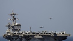 Cụm tác chiến tàu sân bay Mỹ vừa tuần tra thực thi tự do hàng hải ở Biển Đông