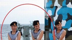 Hệ thống vũ khí chống người nhái DP-65 (trong vòng tròn) do Trung Quốc triển khai trái phép trên đảo nhân tạo xây dựng phi pháp ở Biển Đông là một bước mới quân sự hóa khu vực, báo Nga nhận định