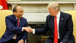 Tổng thống Mỹ Donald Trump tiếp Thủ tướng Nguyễn Xuân Phúc tại Nhà Trắng trong chuyến thăm Mỹ