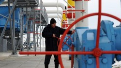 Một trạm bơm khí đốt của Naftogaz tại Ukraine.