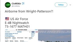 Thông tin về chiếc Boeing E-4B Nightwatch của Mỹ cất cánh khiến dư luận lo ngại