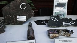 Những mảnh tên lửa hành trình của liên quân Mỹ-Anh-Pháp bị bắn hạ tại Syria