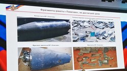 Bộ tổng tham mưu quân đội Nga trưng bày bằng chứng tên lửa Mỹ bị bắn hạ trong cuộc tấn công sáng 14/4