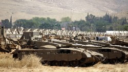 Dàn xe tăng Merkava của quân đội Israel