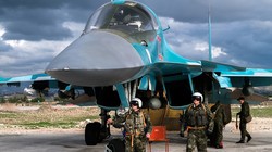 Cường kích Su-34 Nga tham chiến tại Syria