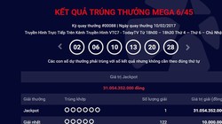 Ảnh chụp từ trang chủ Vietlott