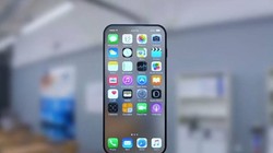 Ảnh dựng iPhone 8 với thiết kế không viền, loại bỏ nút Home cứng.